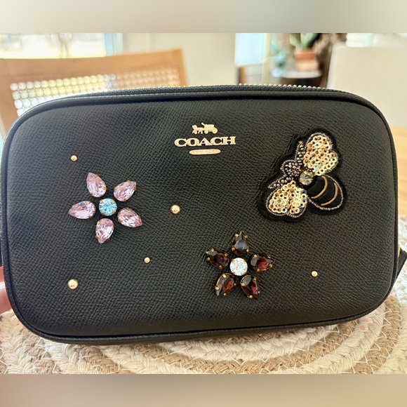 Coach Small Black Embellished Crossbody - Picture 7 of 8